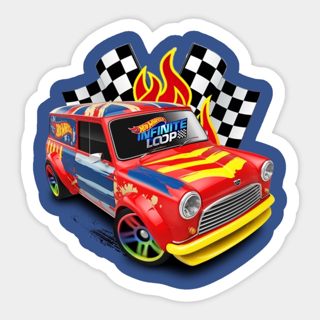 Mini hotwheels Sticker by Pahala.kita